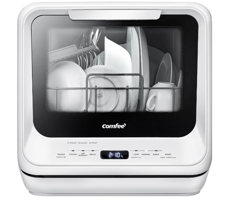 COMFEE' Portable Dishwasher Countertop