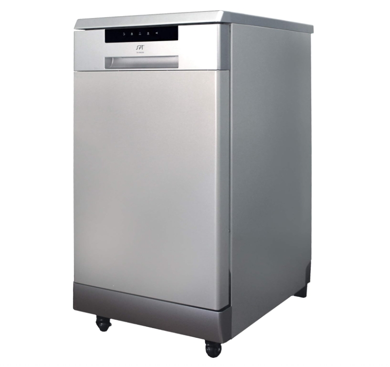 SPT SD-9263SS 18″ Wide Portable Stainless Steel Dishwasher